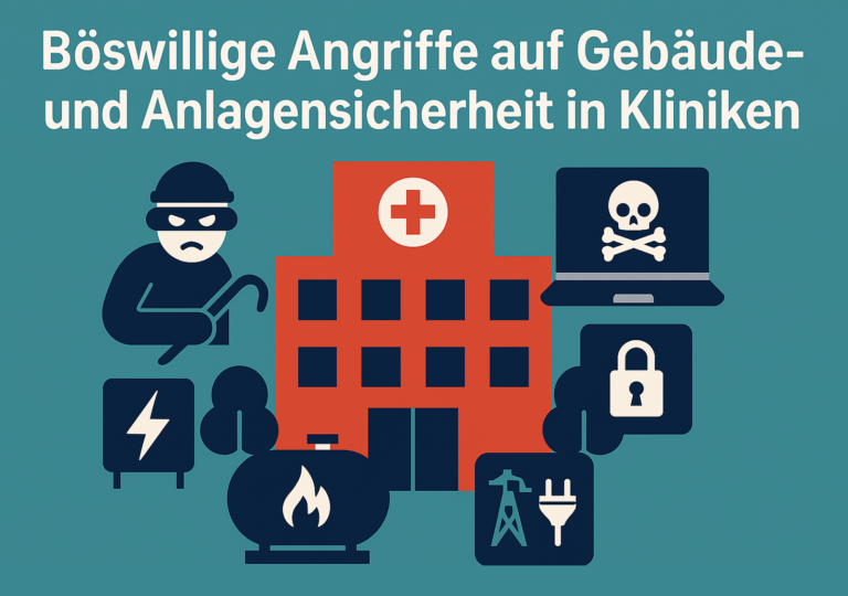 Böswillige Angriffe auf Gebäude- und Anlagensicherheit in Kliniken